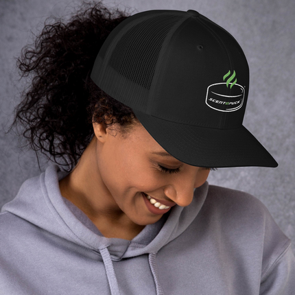 Trucker Cap - Black/Embroided
