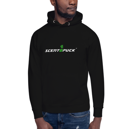 Unisex Hoodie - ScentOPuck logo (Black DTF)