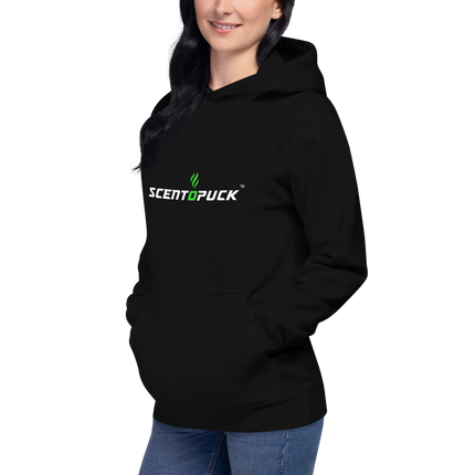 Unisex Hoodie - ScentOPuck logo (Black DTF)