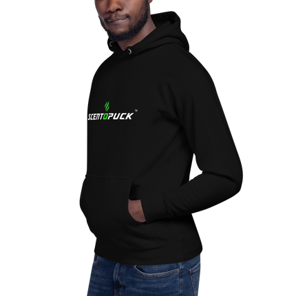 Unisex Hoodie - ScentOPuck logo (Black DTF)