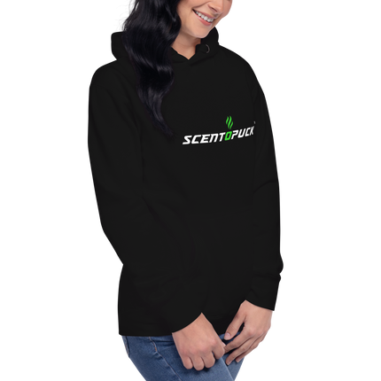 Unisex Hoodie - ScentOPuck logo (Black DTF)