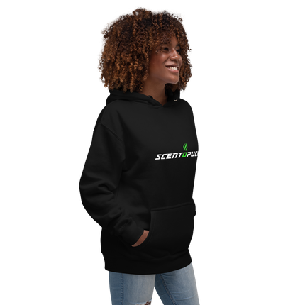 Unisex Hoodie - ScentOPuck logo (Black DTF)
