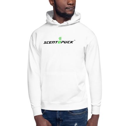 Unisex Hoodie - White (Front & Back logo) DTF print