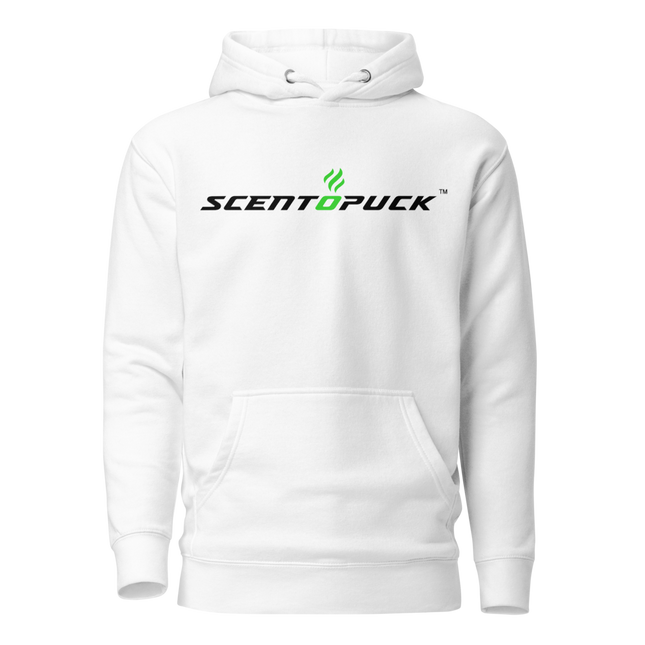 Unisex Hoodie - White (Front & Back logo) DTF print