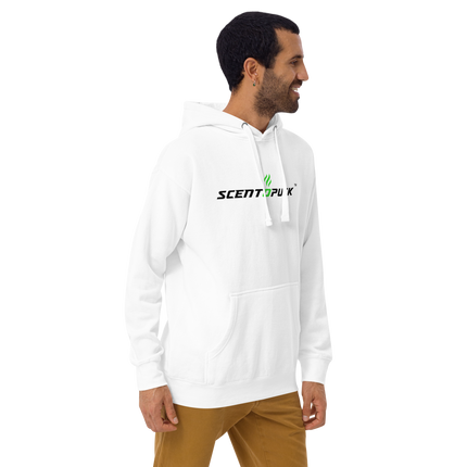 Unisex Hoodie - ScentOPuck logo (White DTF)